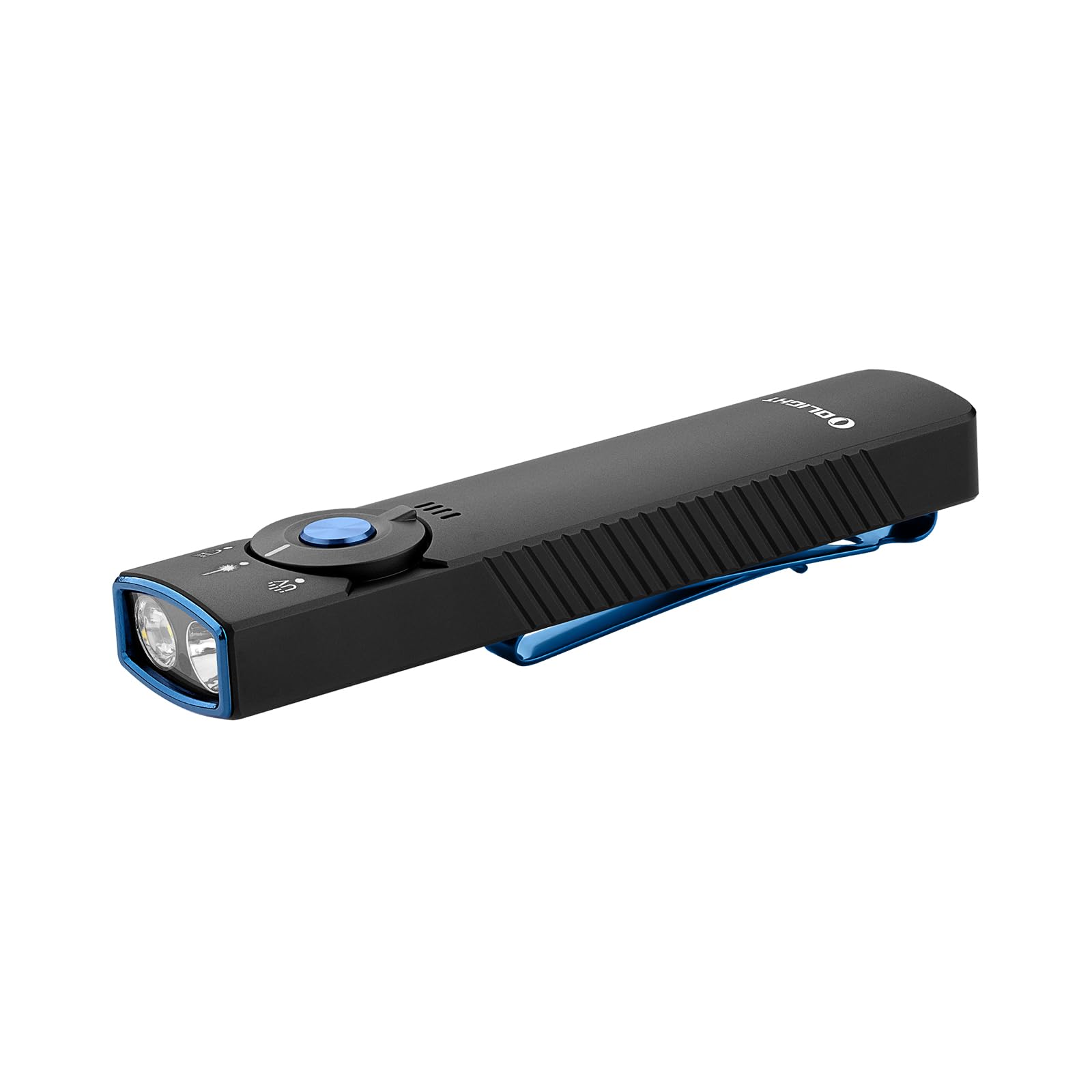 Flat tactical EDC flashlight