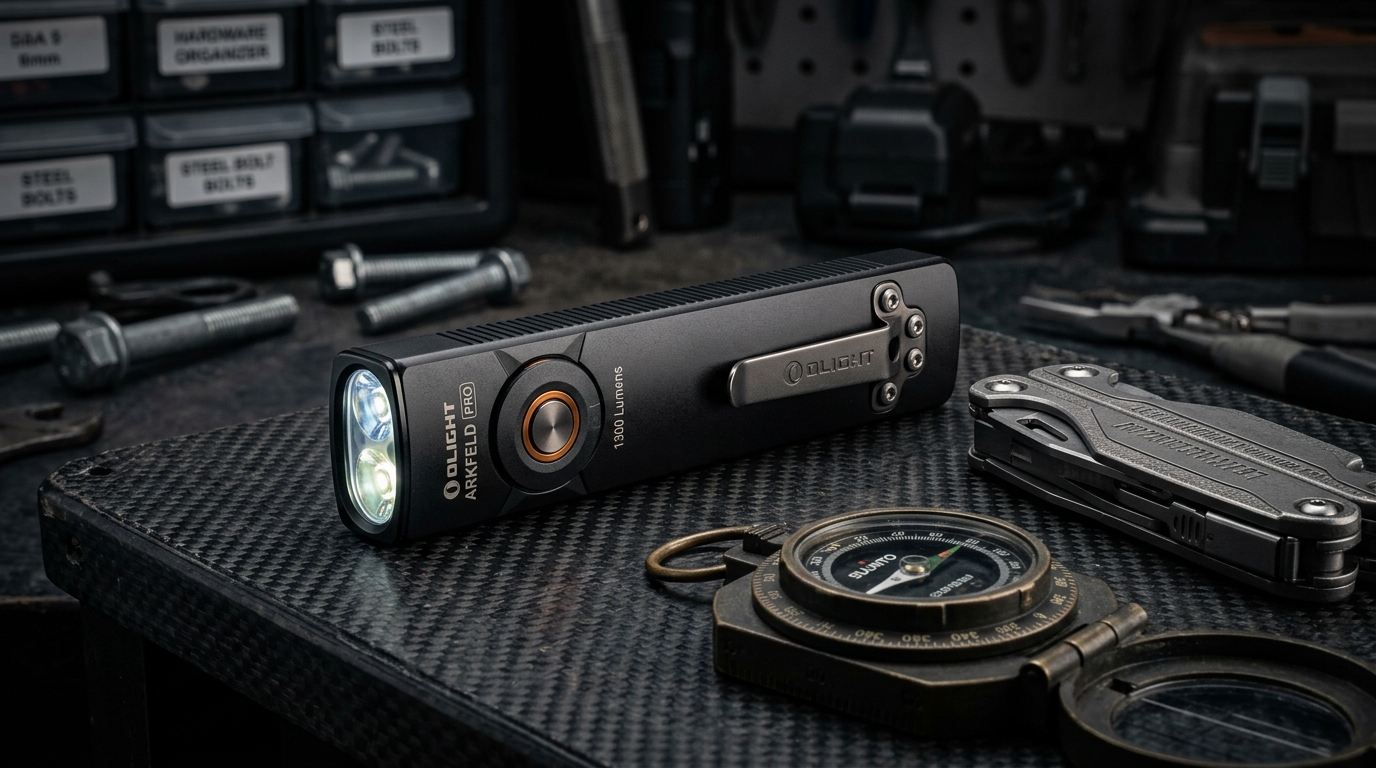 Tactical flashlight and EDC equipment