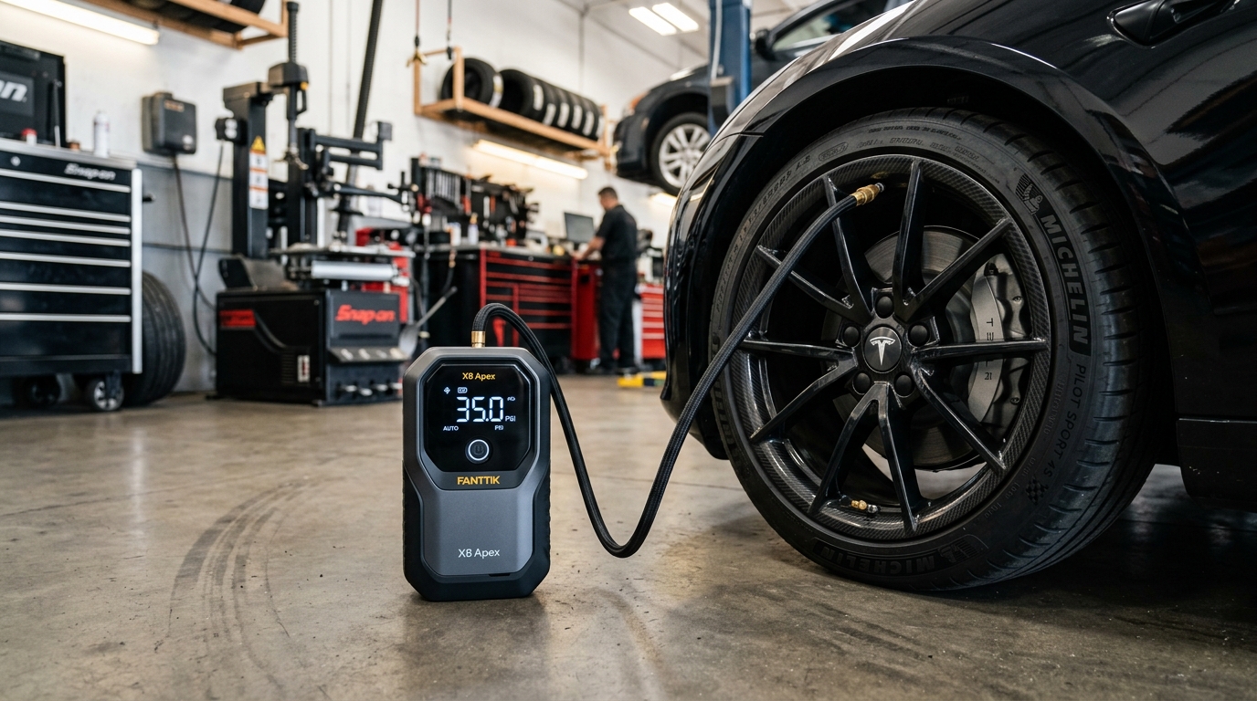 Tire pressure inflator digital gauge